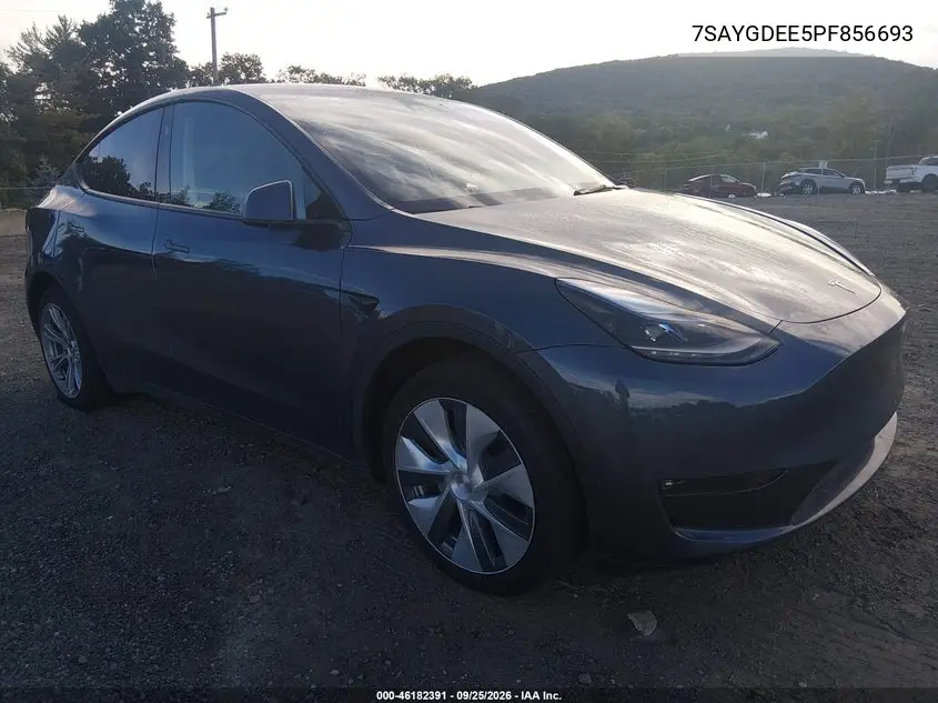 TESLA MODEL Y 2023, VIN 7SAYGDEE5PF856693