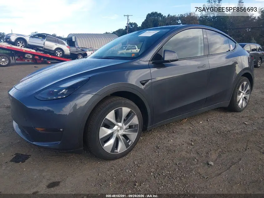 2023 TESLA MODEL Y VIN 7SAYGDEE5PF856693 — фото 2