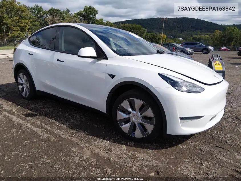 TESLA MODEL Y 2023, VIN 7SAYGDEE8PA163842