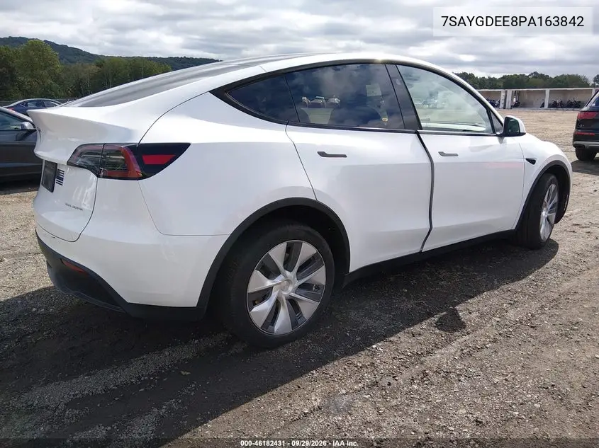 2023 TESLA MODEL Y VIN 7SAYGDEE8PA163842 — фото 4
