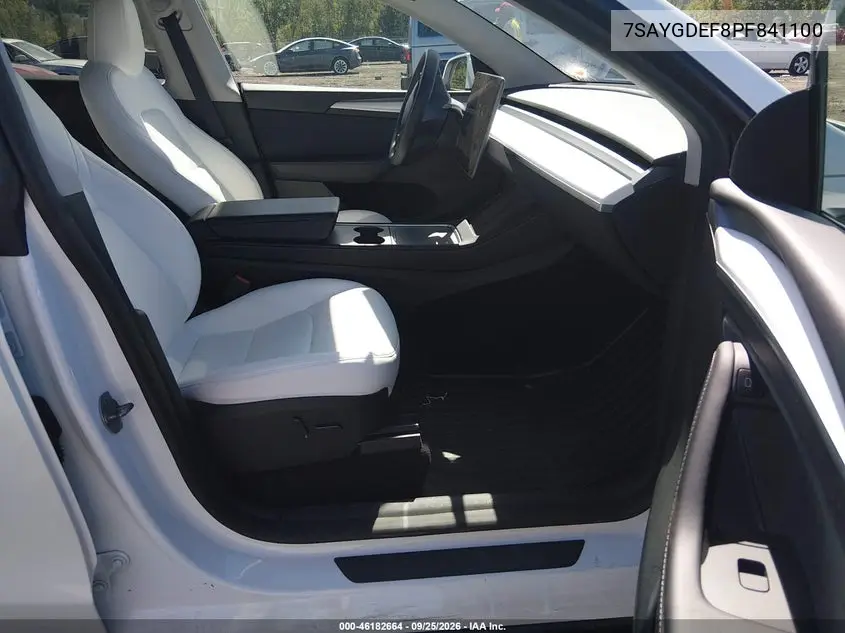 2023 TESLA MODEL Y VIN 7SAYGDEF8PF841100 — фото 5