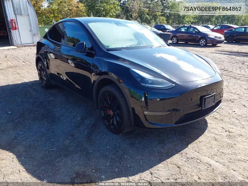 TESLA MODEL Y 2023, VIN 7SAYGDEE9PF864862
