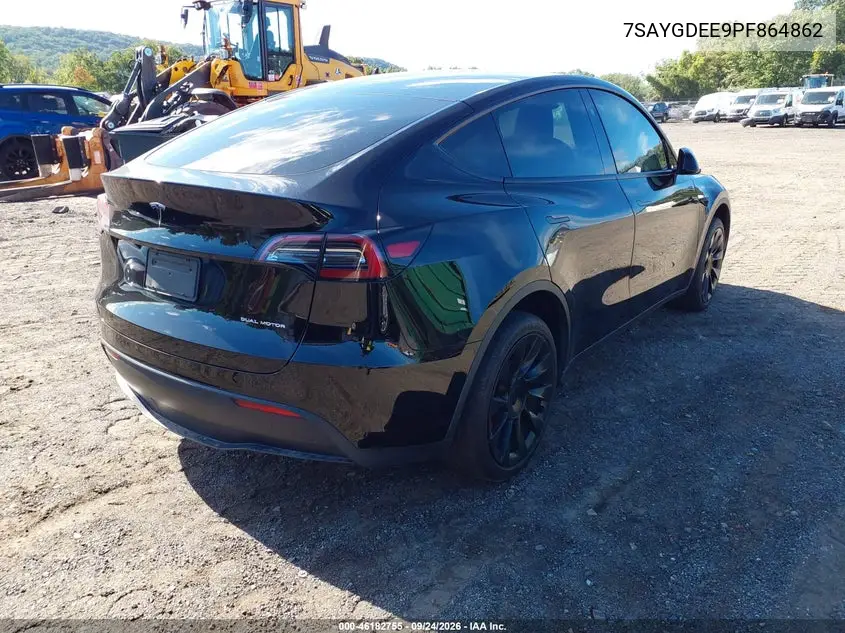 2023 TESLA MODEL Y VIN 7SAYGDEE9PF864862 — фото 4