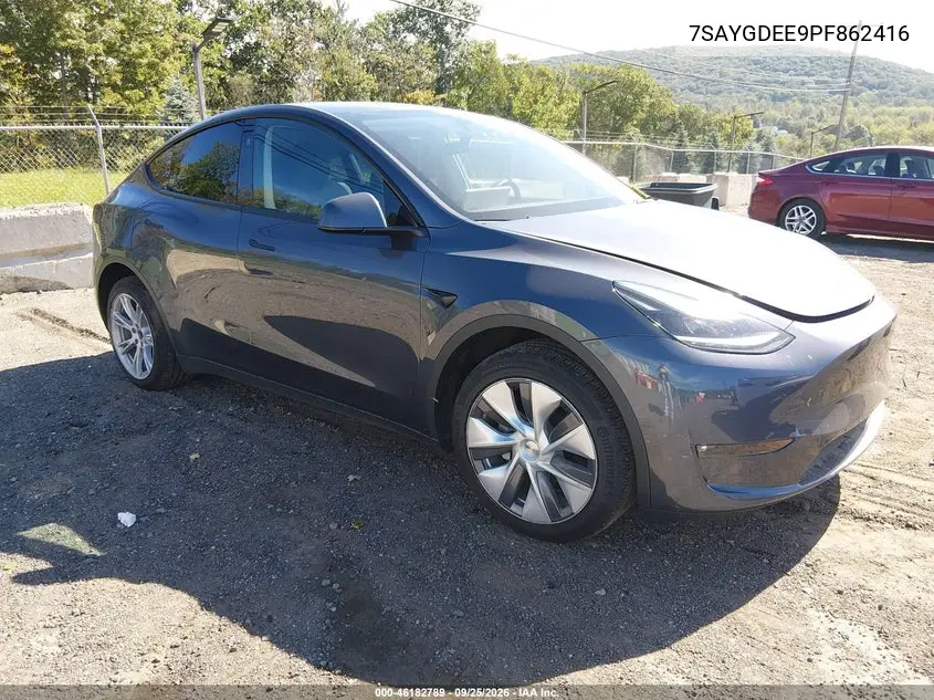 TESLA MODEL Y 2023, VIN 7SAYGDEE9PF862416