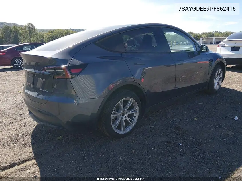 2023 TESLA MODEL Y VIN 7SAYGDEE9PF862416 — фото 4