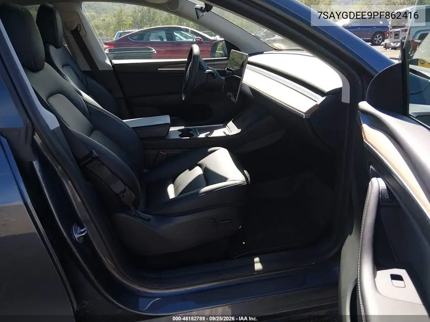 2023 TESLA MODEL Y VIN 7SAYGDEE9PF862416 — фото 5
