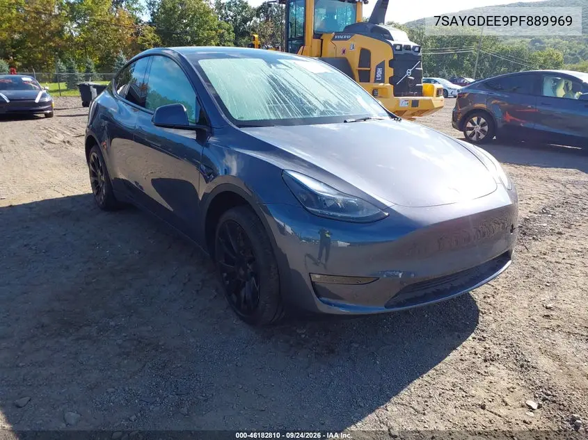 TESLA MODEL Y 2023, VIN 7SAYGDEE9PF889969