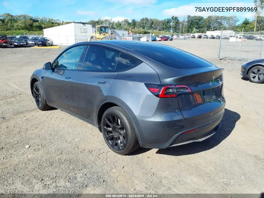 2023 TESLA MODEL Y VIN 7SAYGDEE9PF889969 — фото 3