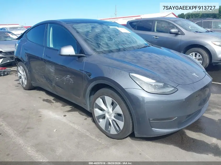 TESLA MODEL Y 2023, VIN 7SAYGAEEXPF913727