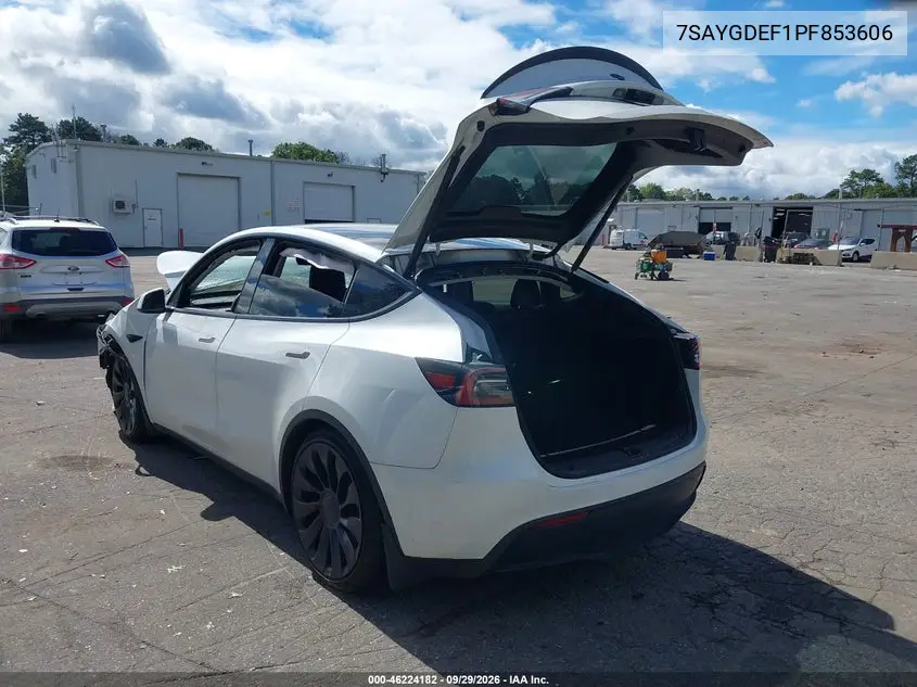 2023 TESLA MODEL Y VIN 7SAYGDEF1PF853606 — фото 3