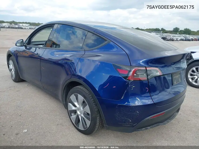 2023 TESLA MODEL Y VIN 7SAYGDEE5PA062175 — фото 3