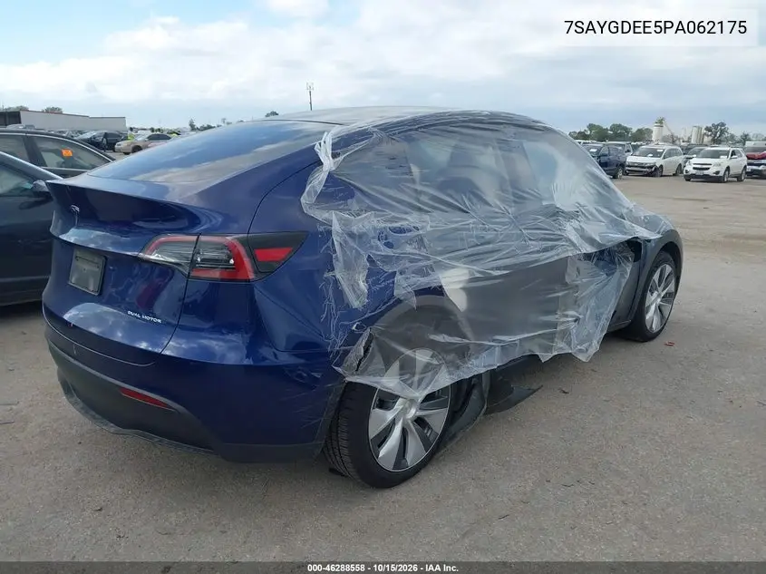 2023 TESLA MODEL Y VIN 7SAYGDEE5PA062175 — фото 4
