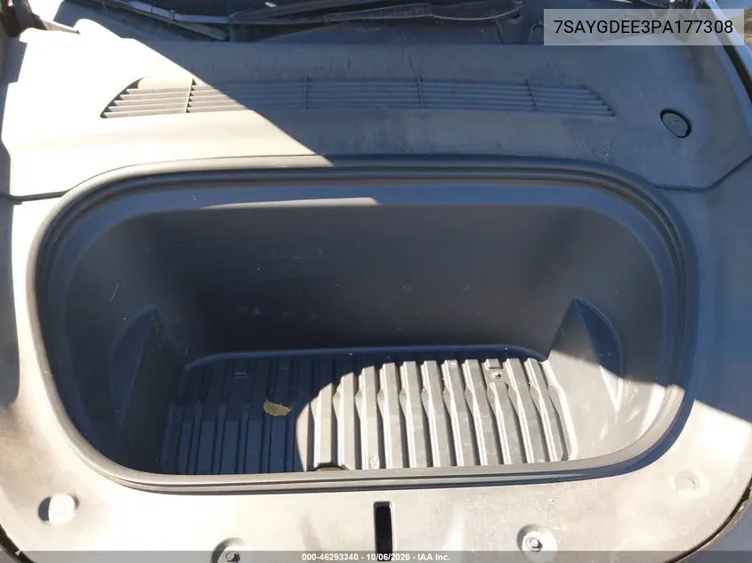 2023 TESLA MODEL Y VIN 7SAYGDEE3PA177308 — фото 10