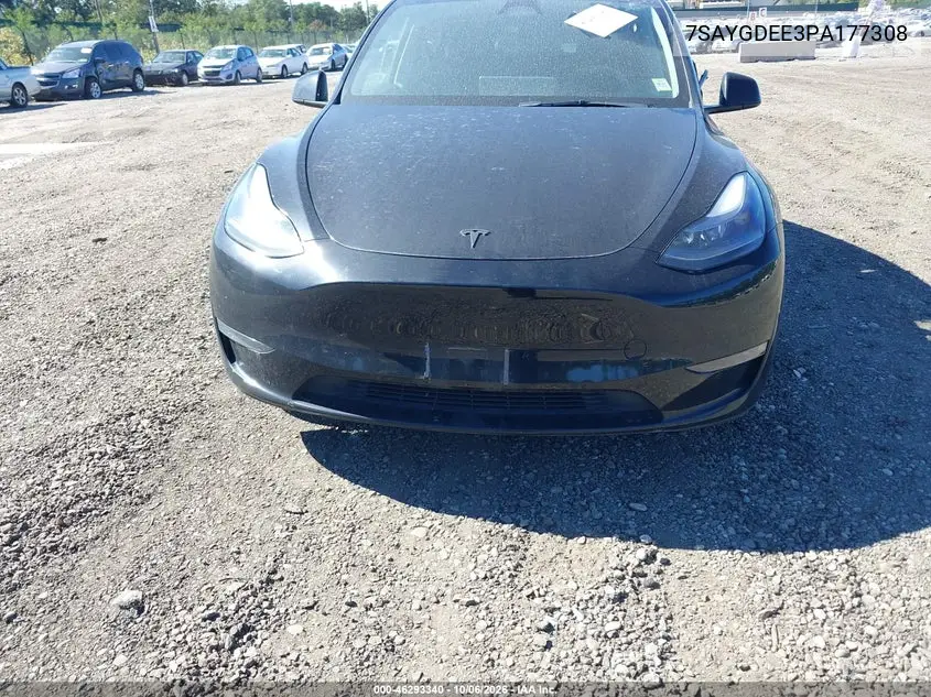 2023 TESLA MODEL Y VIN 7SAYGDEE3PA177308 — фото 12