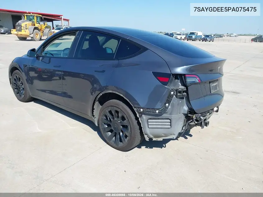 2023 TESLA MODEL Y VIN 7SAYGDEE5PA075475 — фото 3