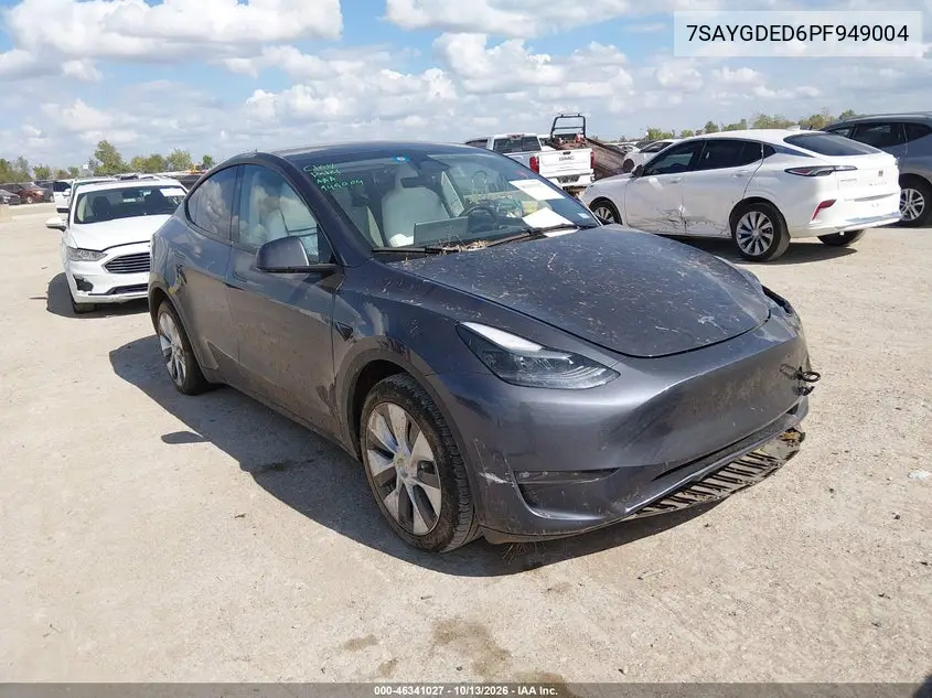 TESLA MODEL Y 2023, VIN 7SAYGDED6PF949004