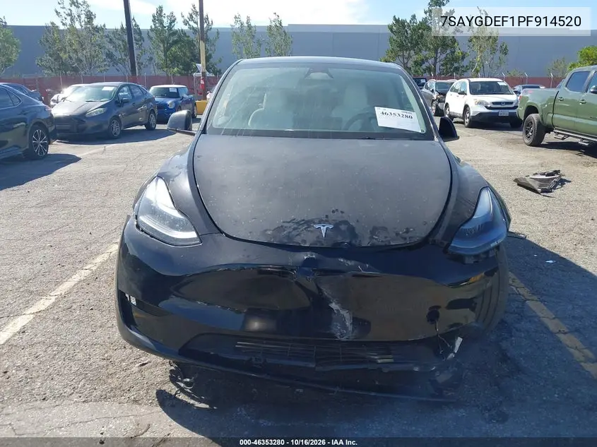 2023 TESLA MODEL Y VIN 7SAYGDEF1PF914520 — фото 13