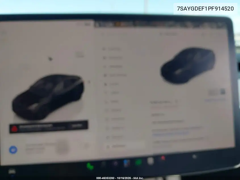 2023 TESLA MODEL Y VIN 7SAYGDEF1PF914520 — фото 7