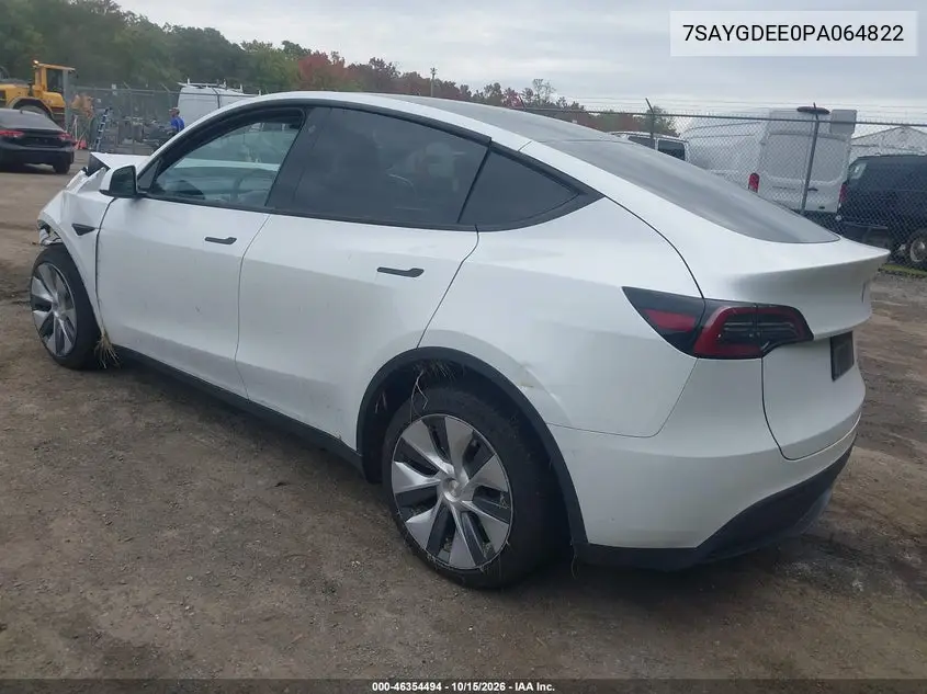 2023 TESLA MODEL Y VIN 7SAYGDEE0PA064822 — фото 3