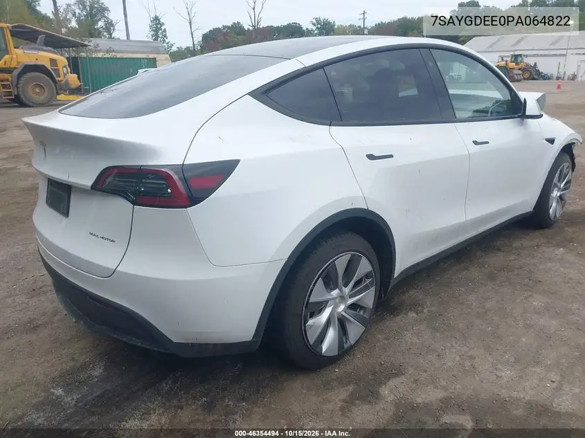 2023 TESLA MODEL Y VIN 7SAYGDEE0PA064822 — фото 4