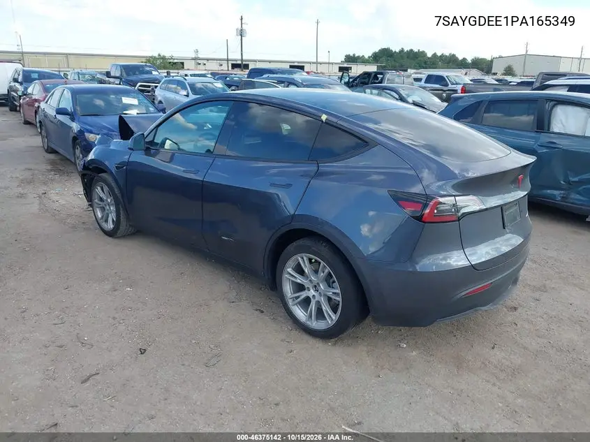 2023 TESLA MODEL Y VIN 7SAYGDEE1PA165349 — фото 3