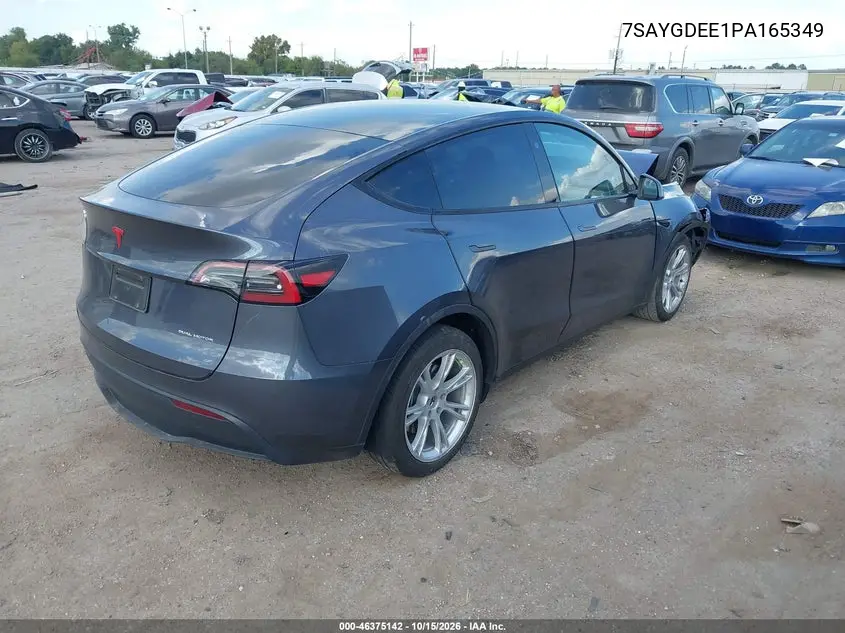 2023 TESLA MODEL Y VIN 7SAYGDEE1PA165349 — фото 4