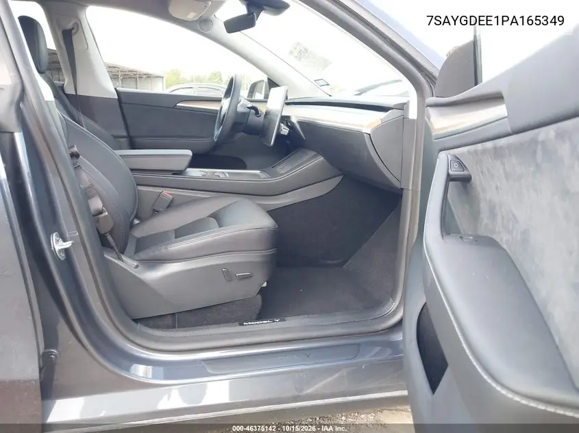 2023 TESLA MODEL Y VIN 7SAYGDEE1PA165349 — фото 5