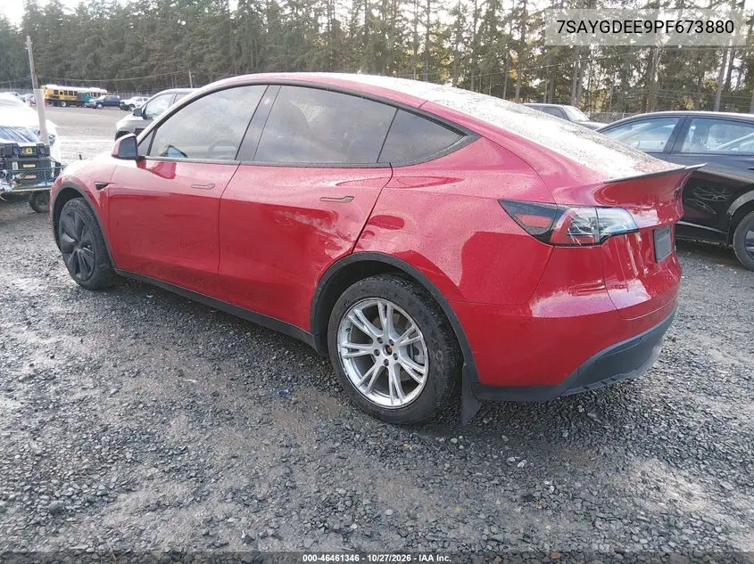 2023 TESLA MODEL Y VIN 7SAYGDEE9PF673880 — фото 3