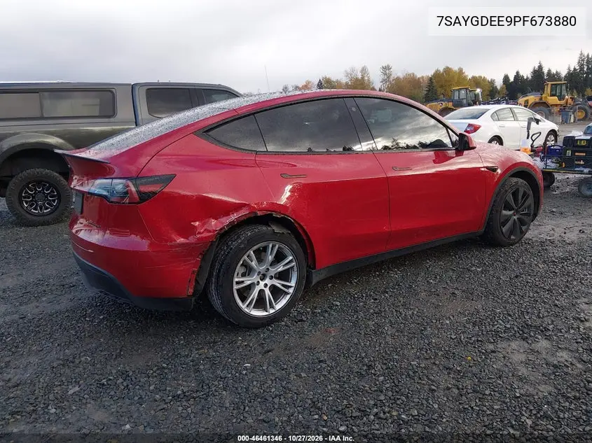 2023 TESLA MODEL Y VIN 7SAYGDEE9PF673880 — фото 4