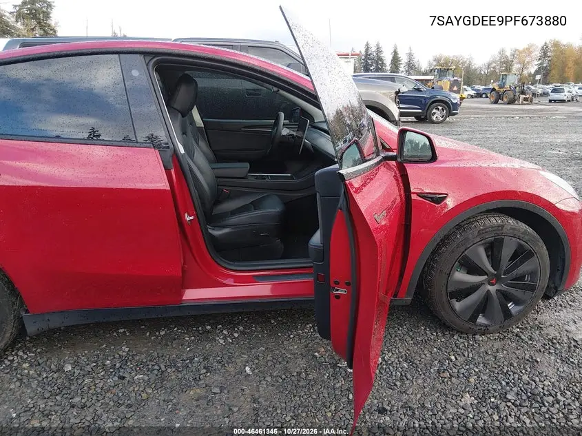 2023 TESLA MODEL Y VIN 7SAYGDEE9PF673880 — фото 5