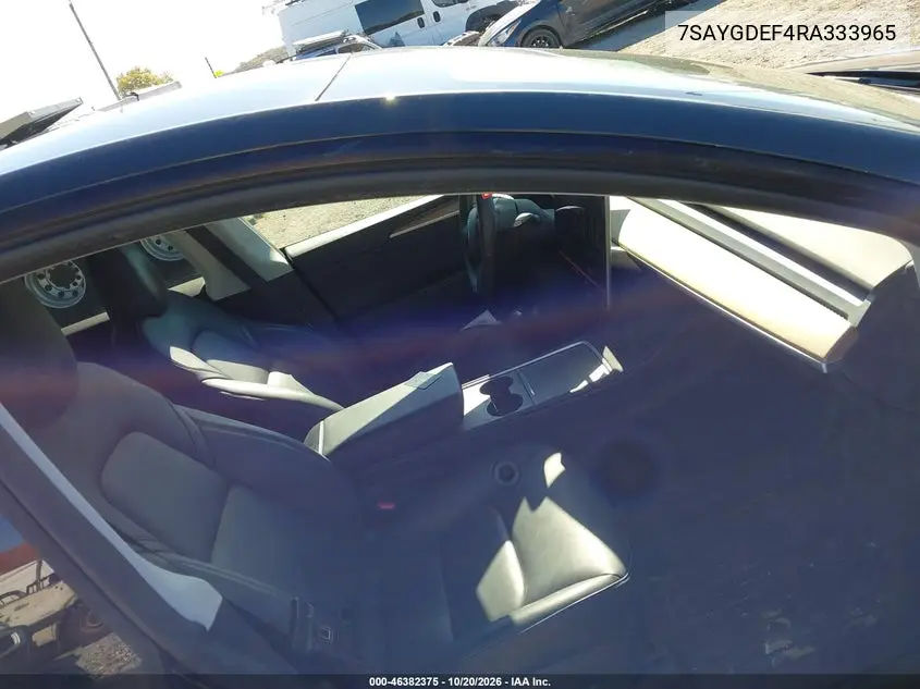 2024 TESLA MODEL Y VIN 7SAYGDEF4RA333965 — фото 5