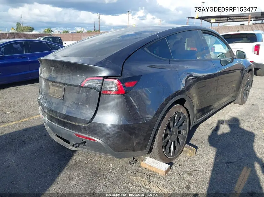 2024 TESLA MODEL Y VIN 7SAYGDED9RF153477 — фото 4