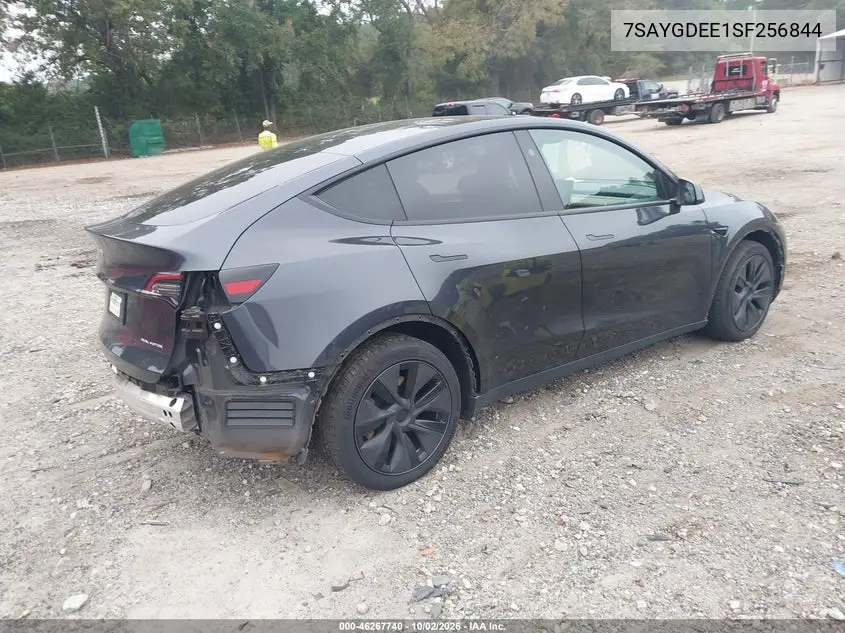 2025 TESLA MODEL Y VIN 7SAYGDEE1SF256844 — фото 4