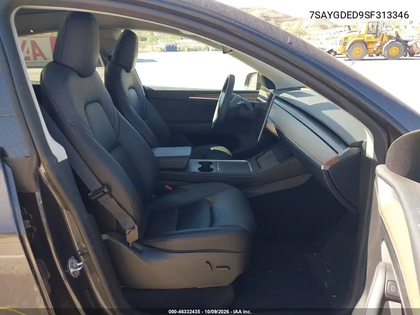 2025 TESLA MODEL Y VIN 7SAYGDED9SF313346 — фото 5