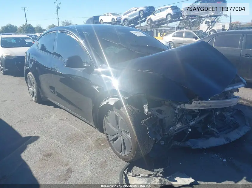 TESLA MODEL Y 2026, VIN 7SAYGDEE1TF377004
