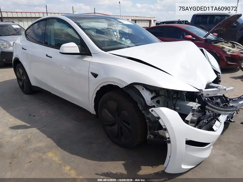 TESLA MODEL Y 2026, VIN 7SAYGDED1TA609072