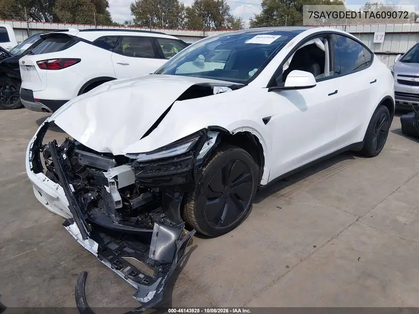 2026 TESLA MODEL Y VIN 7SAYGDED1TA609072 — фото 2