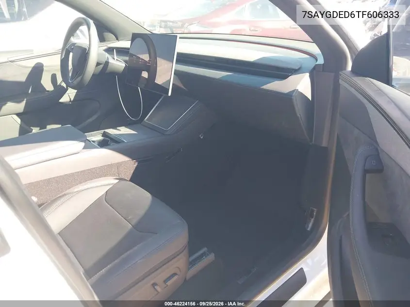 2026 TESLA MODEL Y VIN 7SAYGDED6TF606333 — фото 5