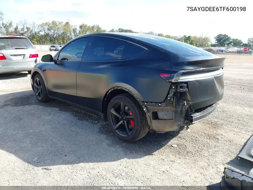 2026 TESLA MODEL Y VIN 7SAYGDEE6TF600198 — фото 3