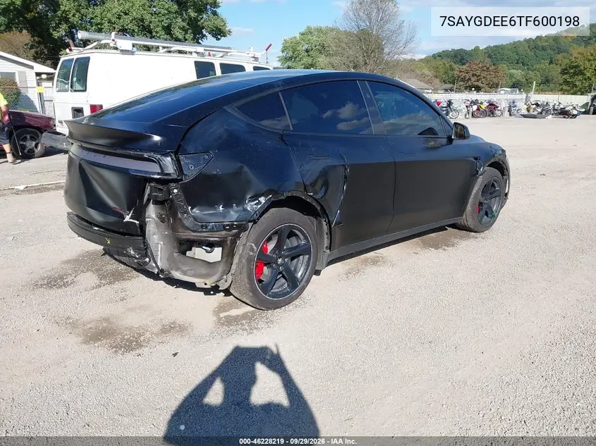 2026 TESLA MODEL Y VIN 7SAYGDEE6TF600198 — фото 4