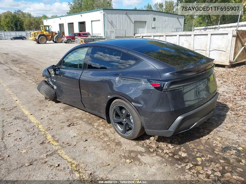 2026 TESLA MODEL Y VIN 7SAYGDED1TF695907 — фото 3