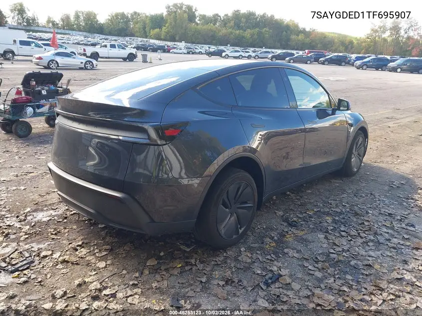 2026 TESLA MODEL Y VIN 7SAYGDED1TF695907 — фото 4