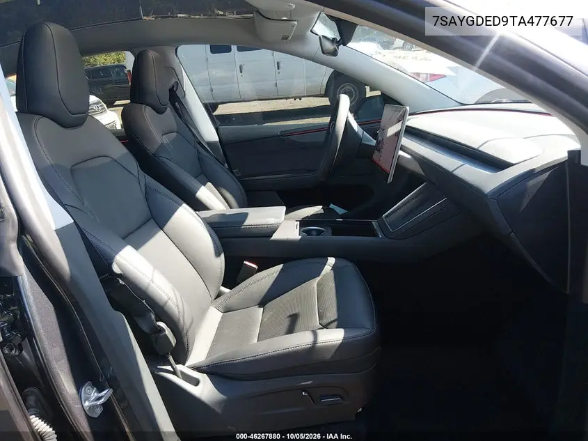 2026 TESLA MODEL Y VIN 7SAYGDED9TA477677 — фото 5