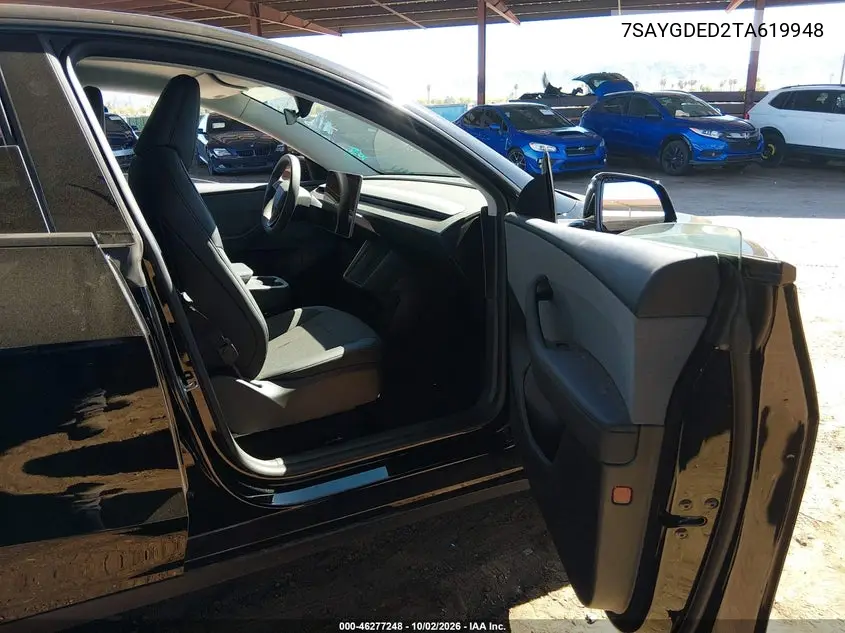 2026 TESLA MODEL Y VIN 7SAYGDED2TA619948 — фото 5