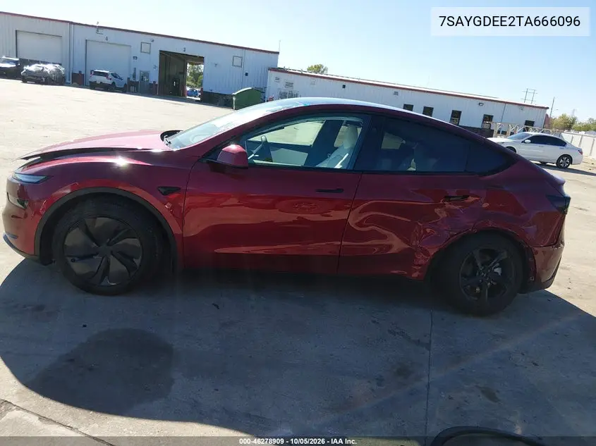 2026 TESLA MODEL Y VIN 7SAYGDEE2TA666096 — фото 15