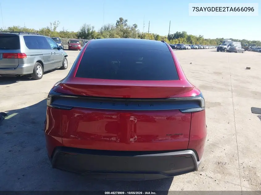 2026 TESLA MODEL Y VIN 7SAYGDEE2TA666096 — фото 17
