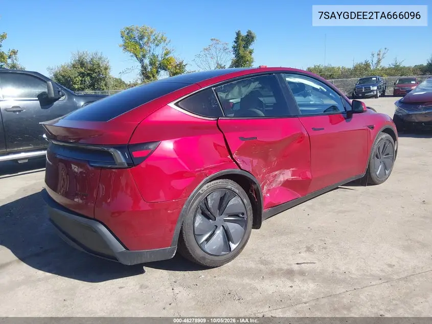 2026 TESLA MODEL Y VIN 7SAYGDEE2TA666096 — фото 4