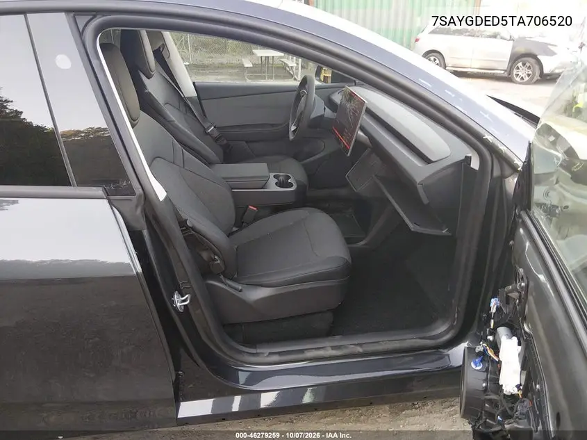2026 TESLA MODEL Y VIN 7SAYGDED5TA706520 — фото 5