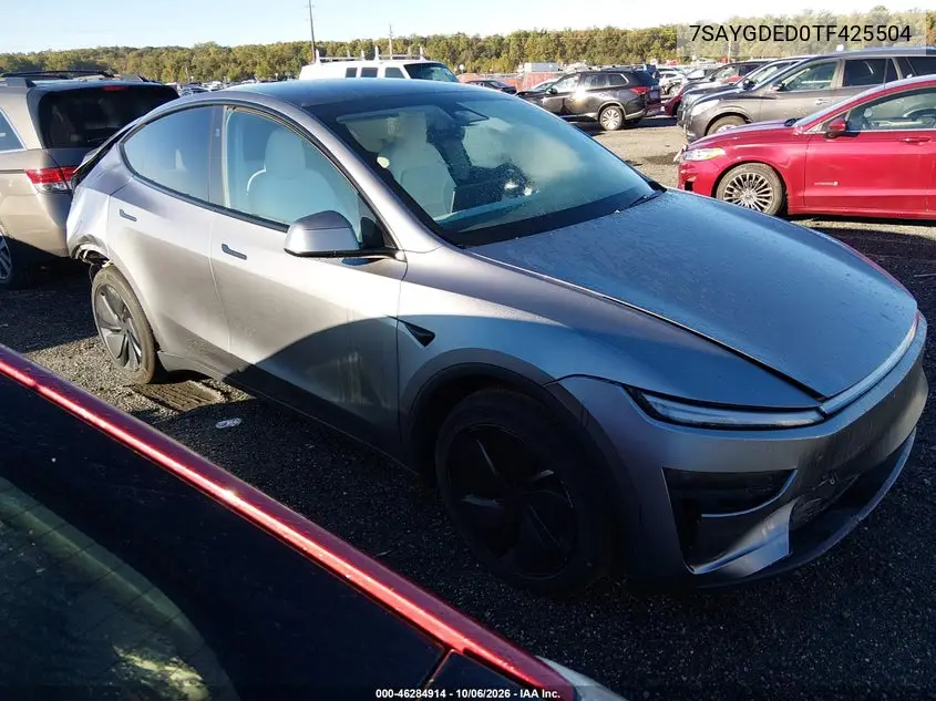 TESLA MODEL Y 2026, VIN 7SAYGDED0TF425504