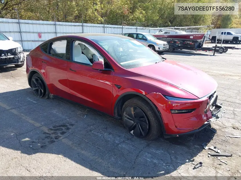TESLA MODEL Y 2026, VIN 7SAYGDEE0TF556280
